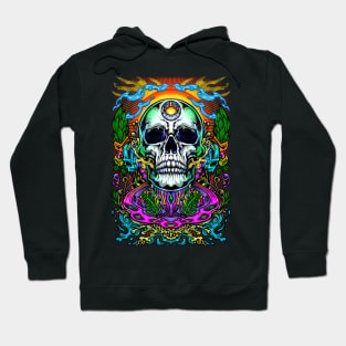 Psychedelic Skull Hoodie